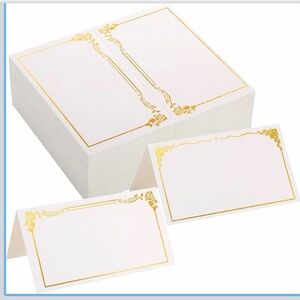 100 Pack Wedding Place Cards for Table Setting,  (3.5 * 4")